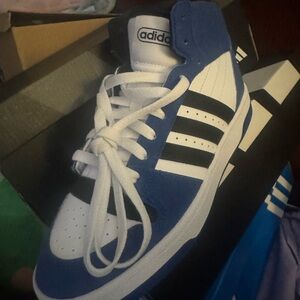 Adidas kids Blue and White Sneakers